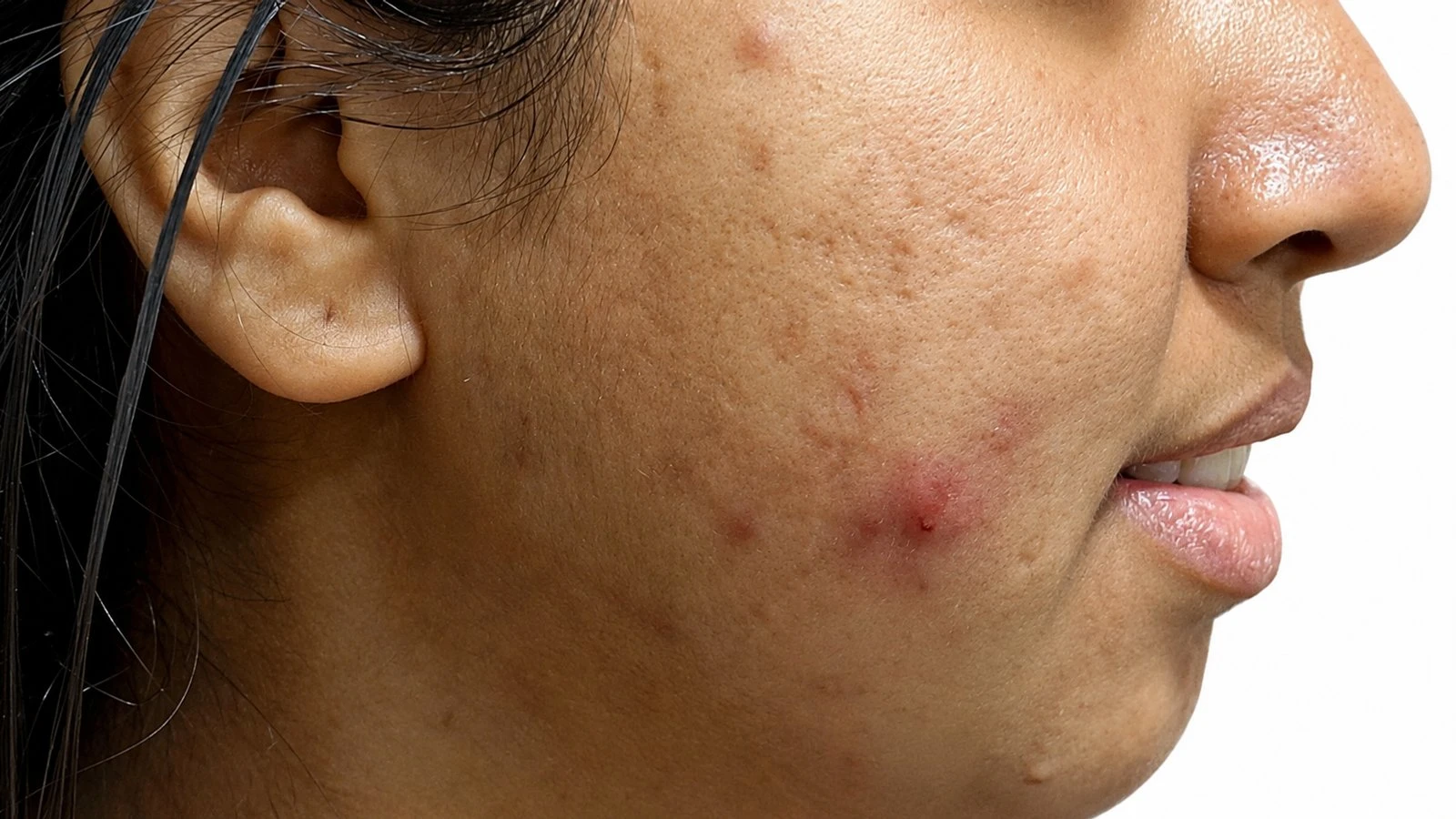 Skin condition before treatment at Murlidhar Skin Clinics